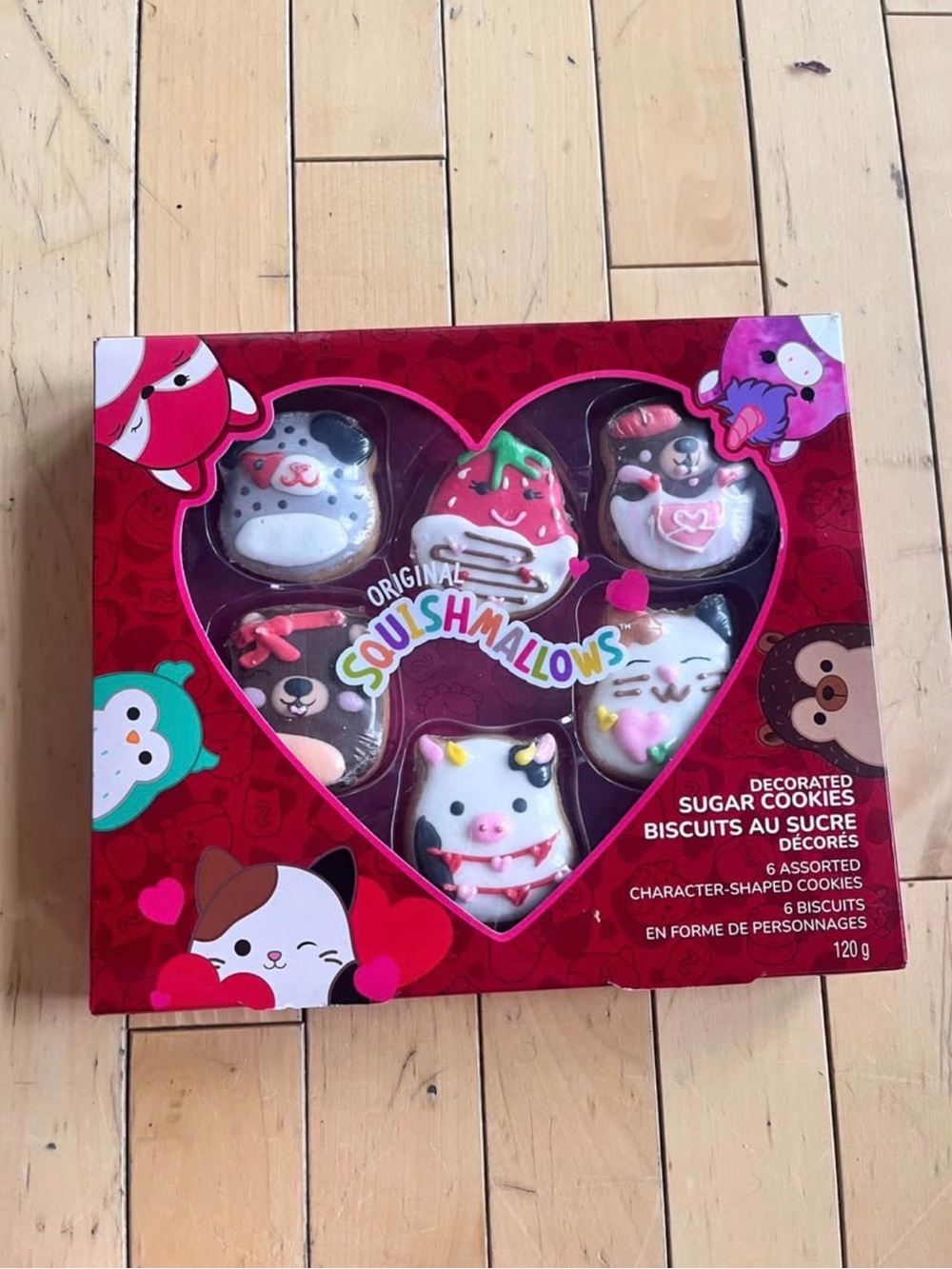 Original Squishmallows Decorated Sugar Cookies - Red Heart Packaging 2024